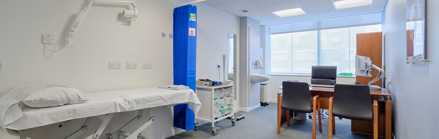 Dr Lisa Anderson is based in North London Dr Lisa Anderson's medical practice room